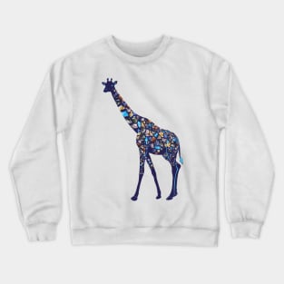 Cosmic Space Giraffe Crewneck Sweatshirt